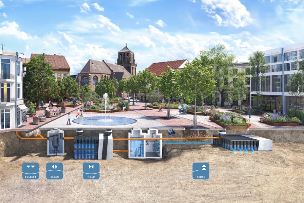 ACO démontre la force d’une gestion intelligente des eaux pluviales lors du Salon de l’Espace Public 1