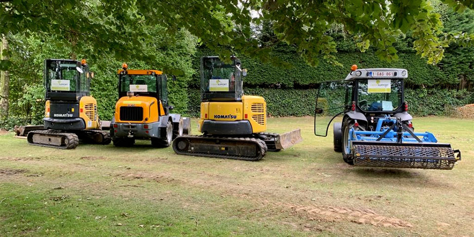 Machinale tuinwerken zijn specialiteit op zich