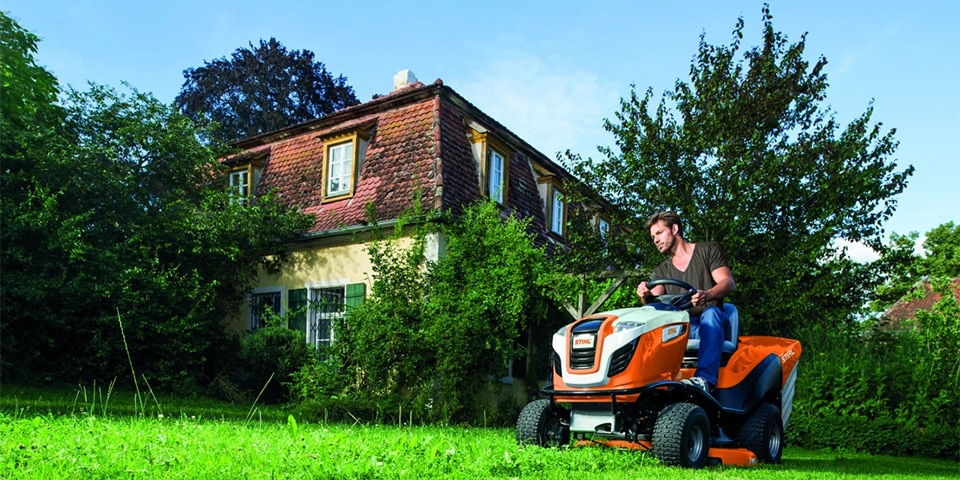 STIHL optimaliseert zitmaaiers voor meer comfort