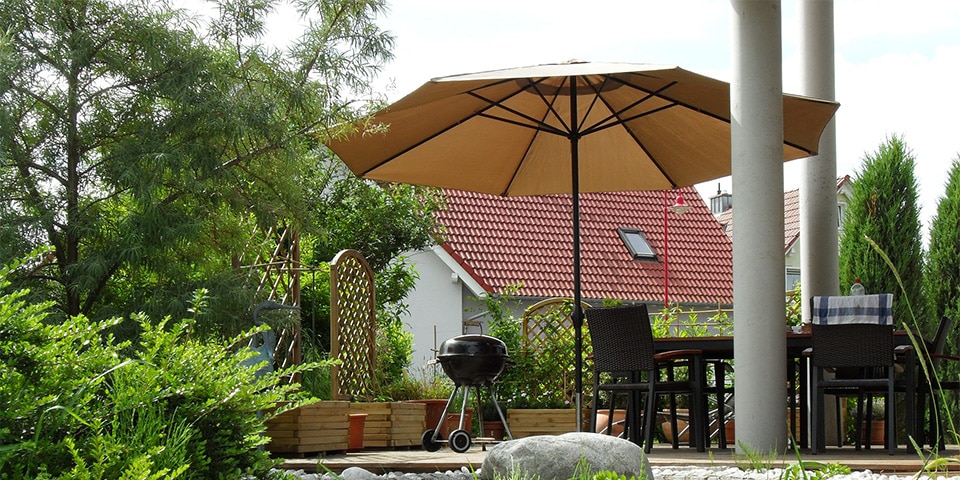 Onder parasol