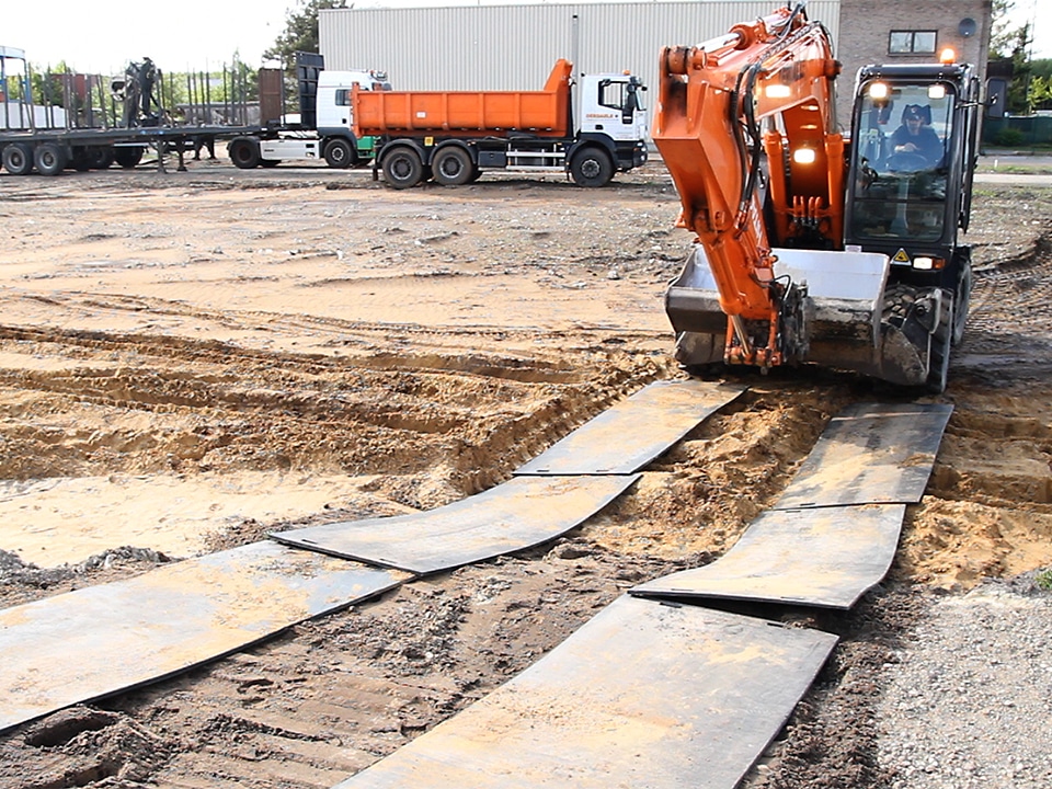 Kunststof rijplaten voorkomen schade aan ondergrond