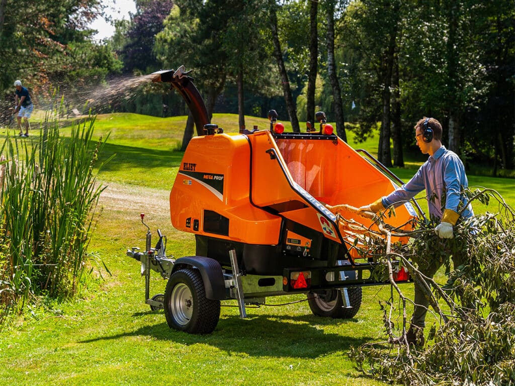 Versnipperen op de golfbaan