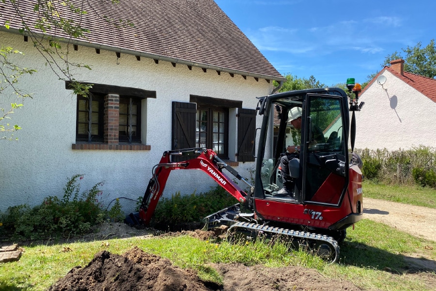 Het wordt heerlijk stil en schoon werken met nieuwe elektrische minigraver SV17e