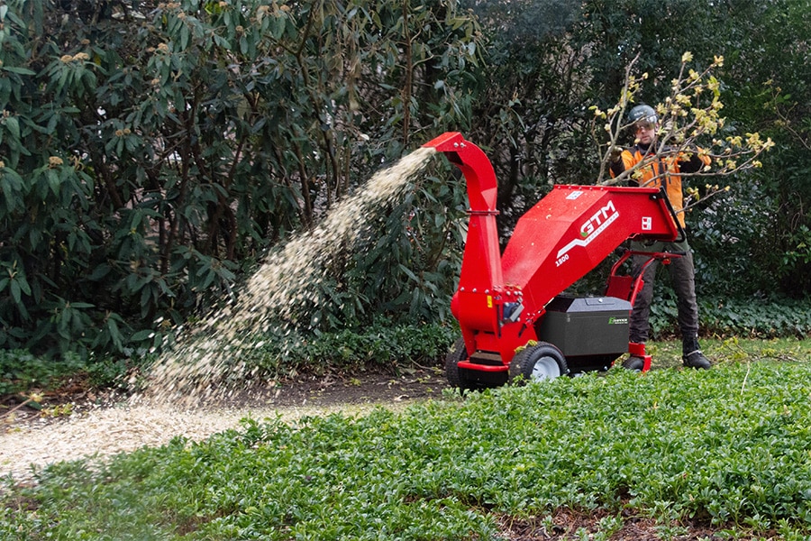 Primeur: krachtige en compacte houtversnipperaar op accu