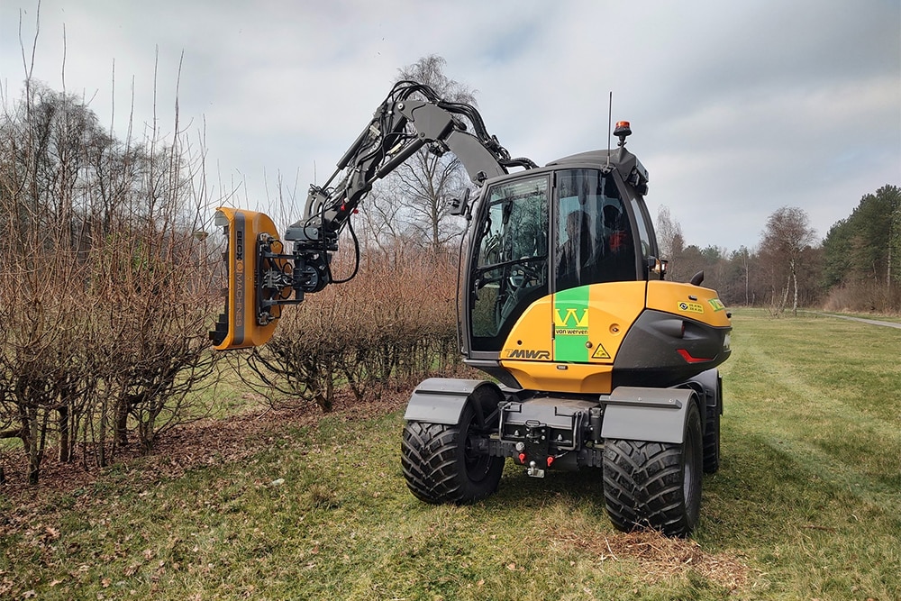 Krachtige en compacte machines voor groenere tuinaannemer