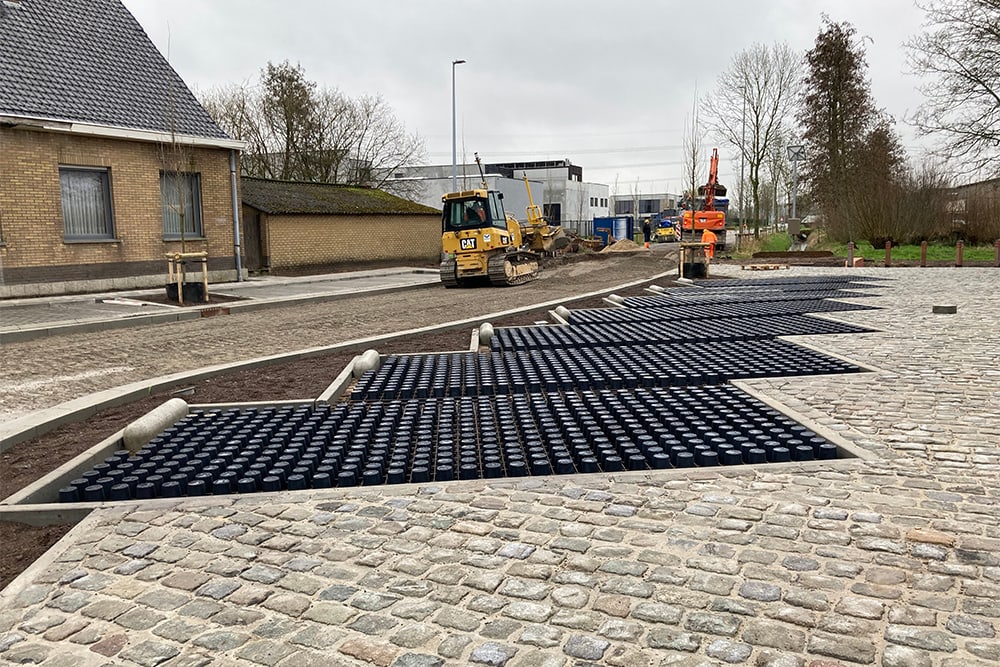 Natuurinclusieve parkeerterreinen dankzij waterdoorlatende verharding