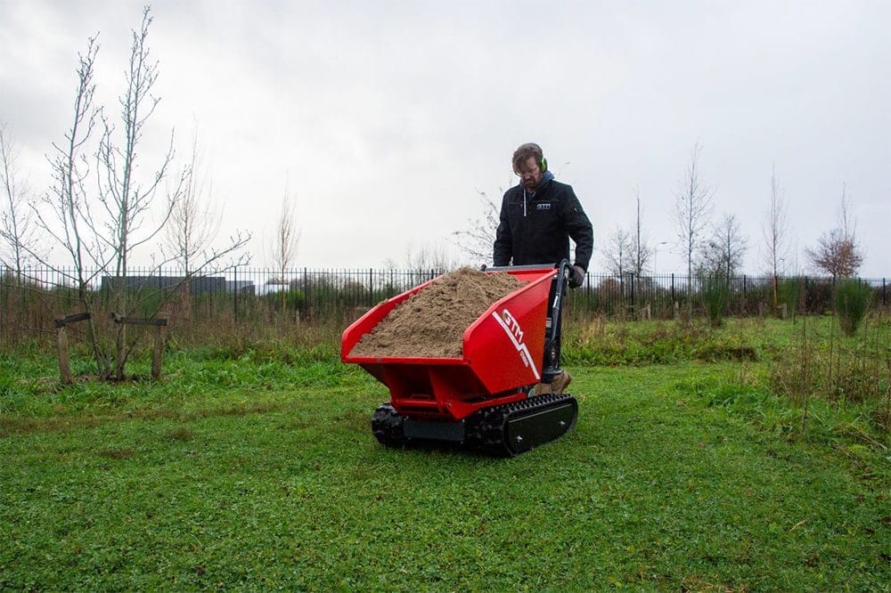 GTM Professional introduceert dumper met uitwisselbaar rupsonderstel