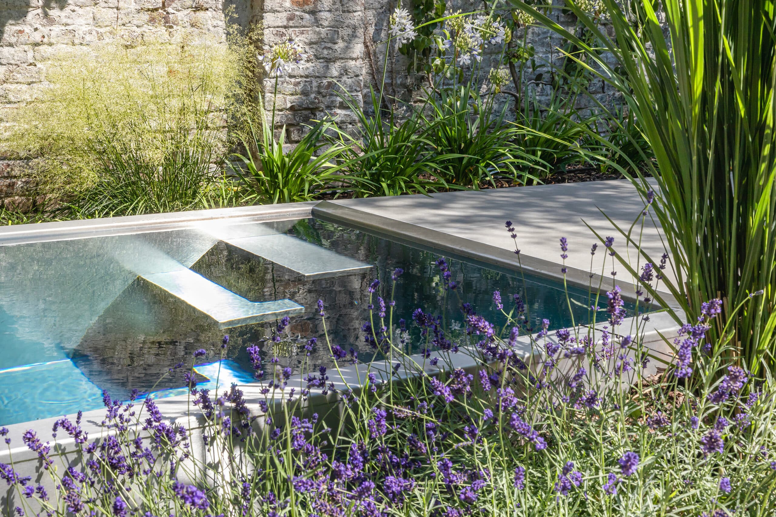 Met een inox zwembad creëer je luxe in een kleine stadstuin 4