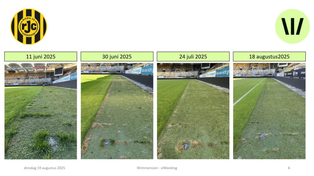 Onkruidbeheer met shockfactor voor kunstgrasvelden 3