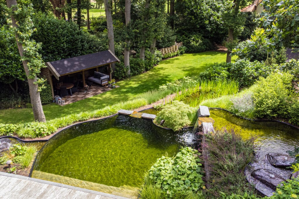 Adembenemende metamorfose: van zielloze tuin tot droomparadijs met zwemvijver