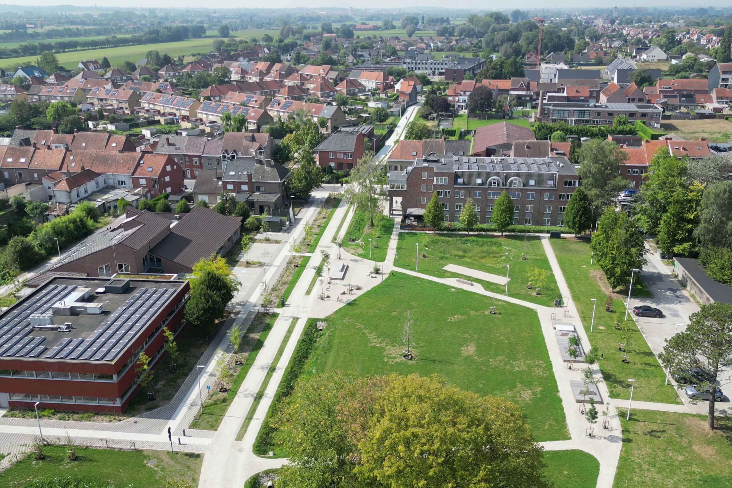 Wevelgem kiest resoluut voor ontharding en vergroening in het centrum 2