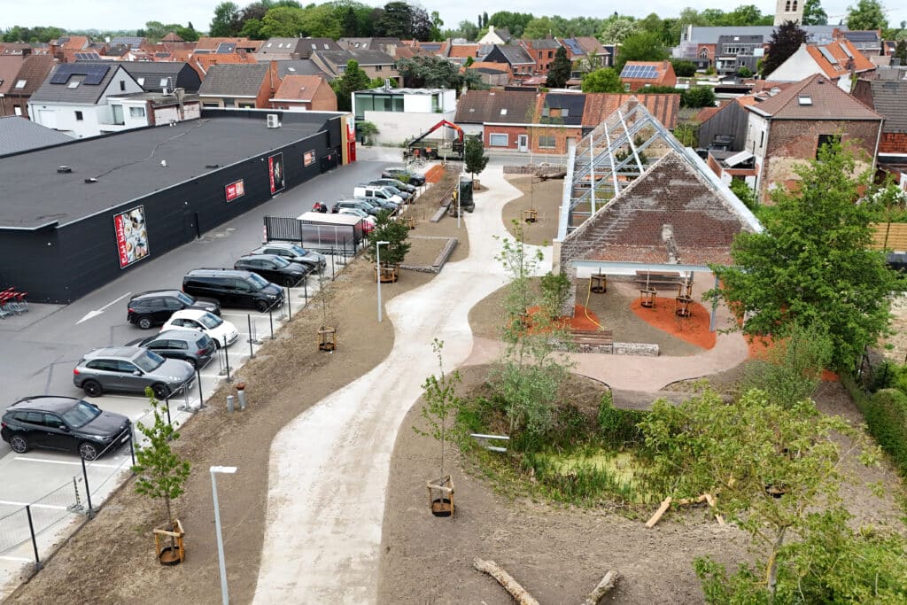 Wevelgem kiest resoluut voor ontharding en vergroening in het centrum 1