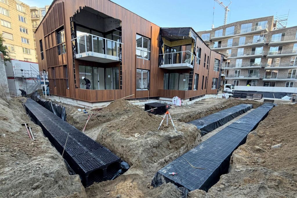 Dankzij het Greenfix Intensief Groendak gaan infiltratie en stedelijk groen hand in hand 3
