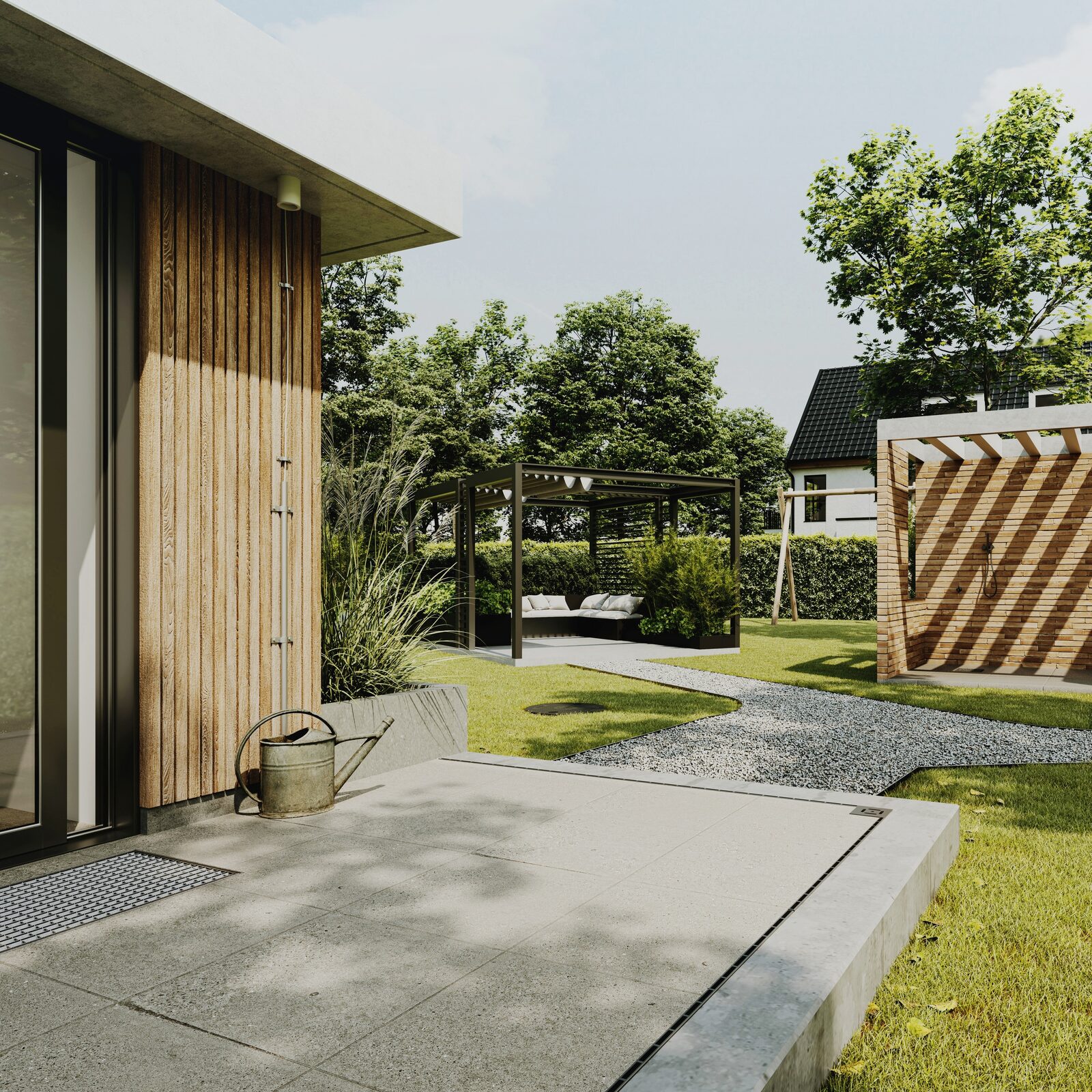 Overrijdbaar grindklavergazon van ACO House & Garden 1